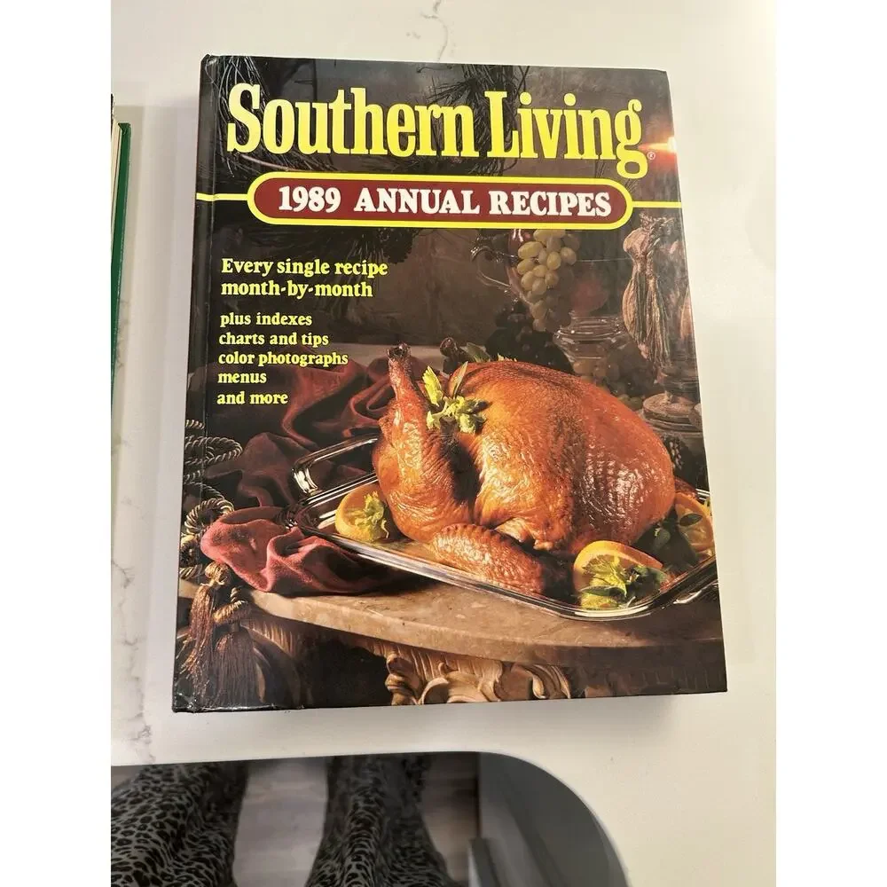 Lot of 3 Southern Living Annual Recipes 1983 1985 1987 1989 Hardcover‎ Cook Book